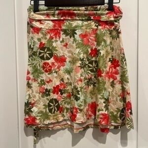 Patagonia Lithia Convertible Skirt Halter Top Floral Pattern Size Small S